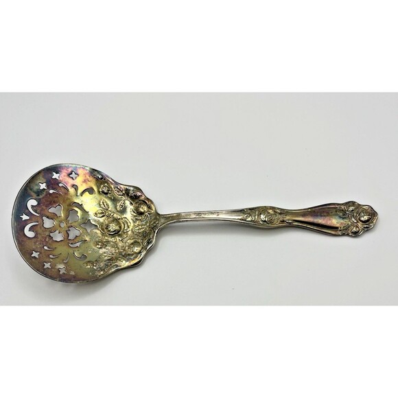 Vintage Holmes & Edwards Intl Silver American Rose Silverplate large Spoon 2426 - Picture 1 of 5